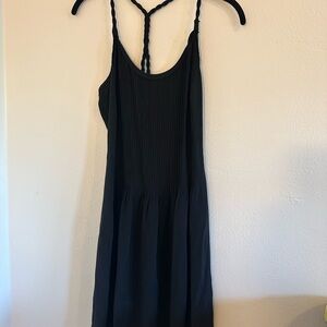 Banana Republic Black Pleated Dress